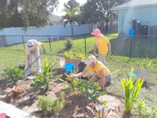 Habitat For Humanity Landscape Project by the Garden Club of Cape Coral