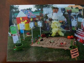 Photo of Scarecrow in the Park display by the Garden Club of Cape Coral