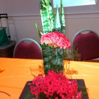 Travelling Flower Arrangement for November 2019 meeting Garden Club of Cape Coral