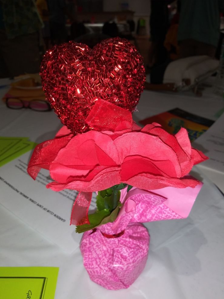 Hearts and Flowers Centerpiece