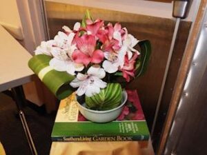 flowers in a bowl