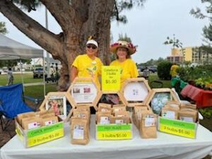 Garden Club Members at the Caladium Booth