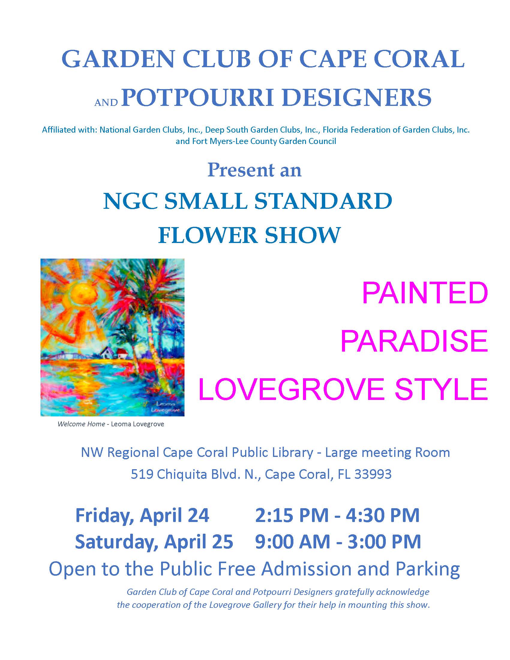 Flower Show April 2026